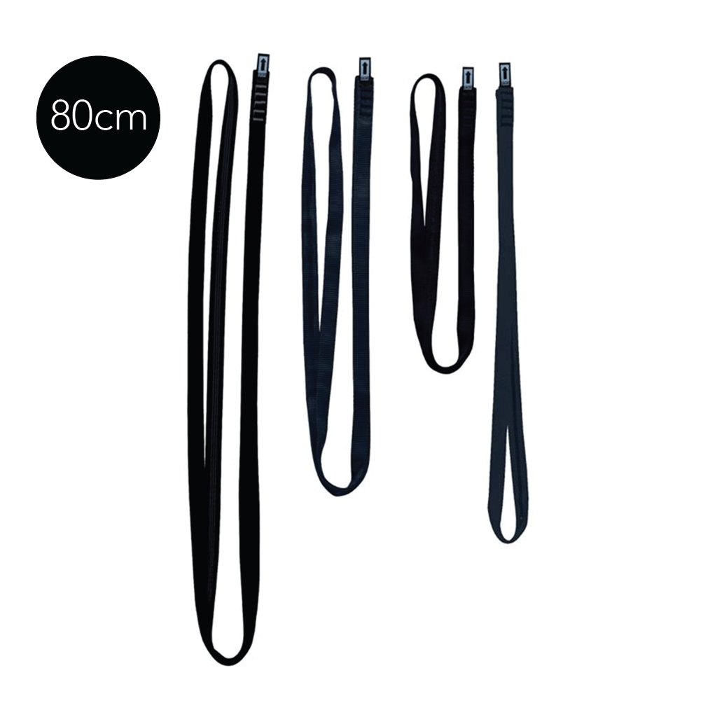 Smyčka - černá _ Open sling 22 kN šitá 19mm