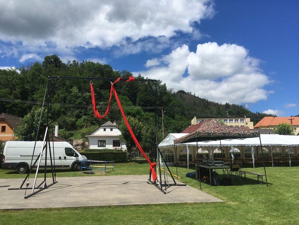Rig B – KOB - for aerial acrobatics | Goal post