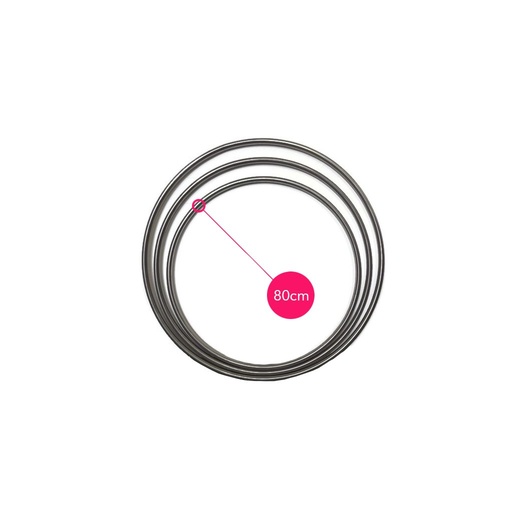 Aerial hoop nerezový