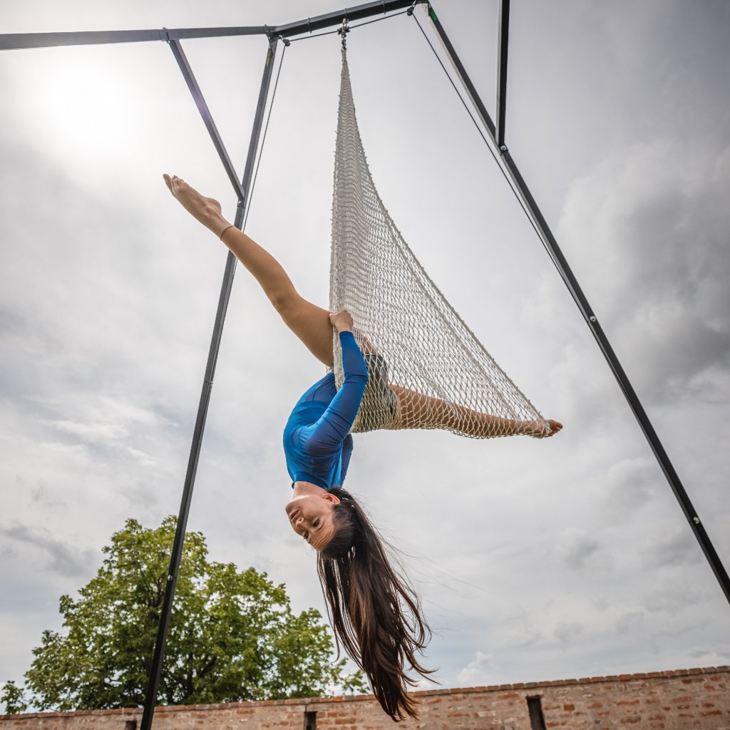 [642] Aerial net  2,5 x 2,5 m white