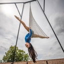 Aerial net  2,5 x 2,5 m white