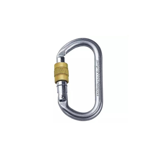 Oval carabiner _ steel _ 30 kN